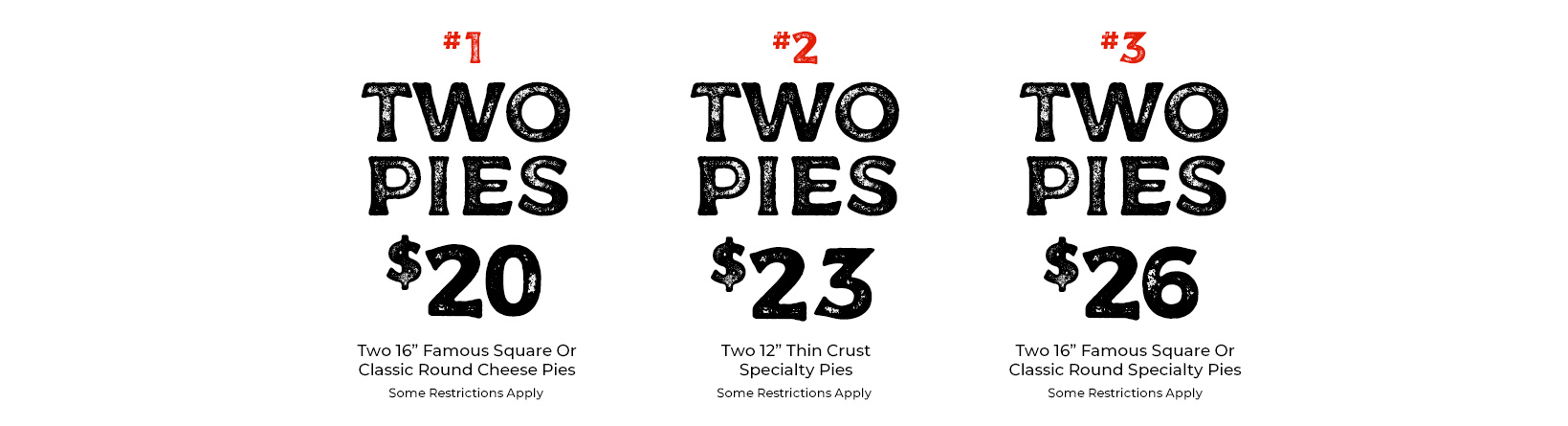 Rizzos Specials Rizzos Specials