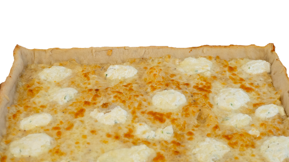 Quattro Formaggi Square Pizza